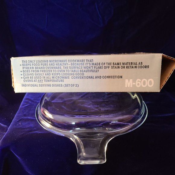 Vintage 1984 Corning Microwave Plus Individual Serving Dishes - Set of 2 - Picture 5 of 9